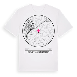 Katastralgemeinde Laas t-shirt – ekologisk bomull t-shirt från Pinshirt