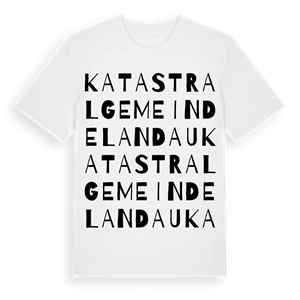 Katastralgemeinde Landau ordlek t-shirt – ekologisk bomull t-shirt från Pinshirt