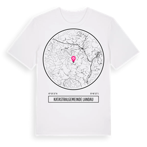 Katastralgemeinde Landau t-shirt – ekologisk bomull t-shirt från Pinshirt