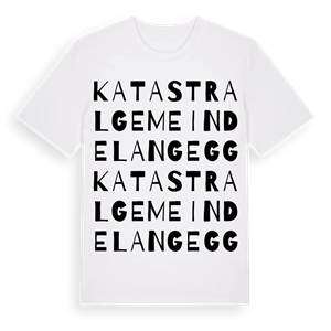 Katastralgemeinde Langegg ordlek t-shirt – ekologisk bomull t-shirt från Pinshirt