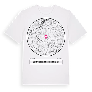 Katastralgemeinde Langegg t-shirt – ekologisk bomull t-shirt från Pinshirt