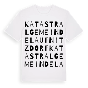 Katastralgemeinde Laufnitzdorf ordlek t-shirt – ekologisk bomull t-shirt från Pinshirt