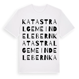 Katastralgemeinde Lebern ordlek t-shirt – ekologisk bomull t-shirt från Pinshirt