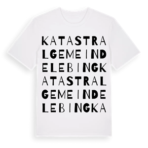 Katastralgemeinde Lebing ordlek t-shirt – ekologisk bomull t-shirt från Pinshirt