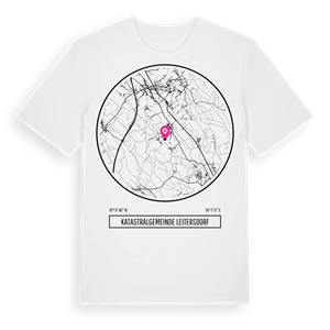 Katastralgemeinde Leitersdorf t-shirt – ekologisk bomull t-shirt från Pinshirt