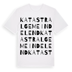 Katastralgemeinde Lend ordlek t-shirt – ekologisk bomull t-shirt från Pinshirt