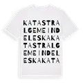 Katastralgemeinde Leska ordlek t-shirt
