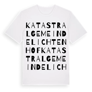 Katastralgemeinde Lichtenhof ordlek t-shirt – ekologisk bomull t-shirt från Pinshirt