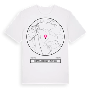 Katastralgemeinde Lichtenhof t-shirt – ekologisk bomull t-shirt från Pinshirt