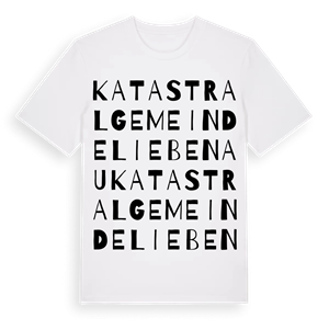 Katastralgemeinde Liebenau ordlek t-shirt – ekologisk bomull t-shirt från Pinshirt