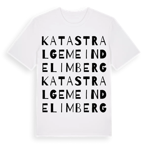 Katastralgemeinde Limberg ordlek t-shirt – ekologisk bomull t-shirt från Pinshirt