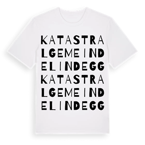 Katastralgemeinde Lindegg ordlek t-shirt – ekologisk bomull t-shirt från Pinshirt