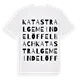 Katastralgemeinde Löffelbach ordlek t-shirt