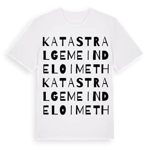 Katastralgemeinde Loimeth ordlek t-shirt – ekologisk bomull t-shirt från Pinshirt