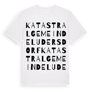Katastralgemeinde Ludersdorf ordlek t-shirt – ekologisk bomull t-shirt från Pinshirt