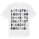 Katastralgemeinde Mauritzen ordlek t-shirt