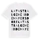 Katastralgemeinde Mayersdorf ordlek t-shirt