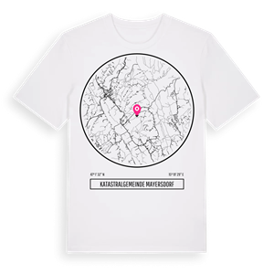 Katastralgemeinde Mayersdorf t-shirt – ekologisk bomull t-shirt från Pinshirt