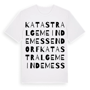 Katastralgemeinde Messendorf ordlek t-shirt – ekologisk bomull t-shirt från Pinshirt