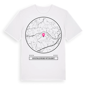 Katastralgemeinde Mitterlaßnitz t-shirt – ekologisk bomull t-shirt från Pinshirt