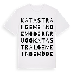 Katastralgemeinde Möderbrugg ordlek t-shirt – ekologisk bomull t-shirt från Pinshirt