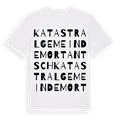 Katastralgemeinde Mortantsch ordlek t-shirt