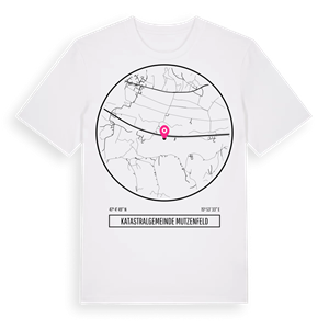 Katastralgemeinde Mutzenfeld t-shirt – ekologisk bomull t-shirt från Pinshirt