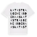 Katastralgemeinde Naas ordlek t-shirt