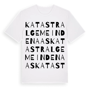 Katastralgemeinde Naas ordlek t-shirt – ekologisk bomull t-shirt från Pinshirt