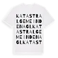 Katastralgemeinde Nagl ordlek t-shirt