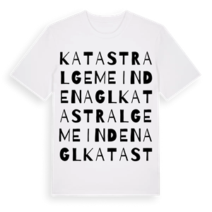 Katastralgemeinde Nagl ordlek t-shirt – ekologisk bomull t-shirt från Pinshirt