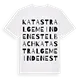 Katastralgemeinde Nestelbach ordlek t-shirt