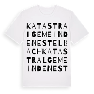 Katastralgemeinde Nestelbach ordlek t-shirt – ekologisk bomull t-shirt från Pinshirt