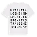 Katastralgemeinde Nestelberg ordlek t-shirt