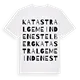 Katastralgemeinde Nestelberg ordlek t-shirt