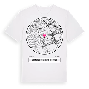 Katastralgemeinde Neudorf t-shirt – ekologisk bomull t-shirt från Pinshirt