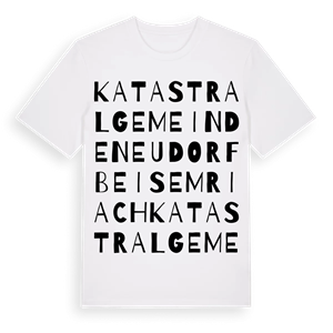 Katastralgemeinde Neudorf bei Semriach ordlek t-shirt – ekologisk bomull t-shirt från Pinshirt