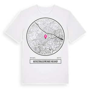 Katastralgemeinde Neuhof t-shirt – ekologisk bomull t-shirt från Pinshirt