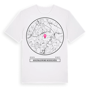 Katastralgemeinde Niederschöckl t-shirt – ekologisk bomull t-shirt från Pinshirt