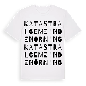 Katastralgemeinde Nörning ordlek t-shirt – ekologisk bomull t-shirt från Pinshirt