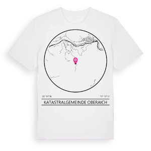 Katastralgemeinde Oberaich t-shirt – ekologisk bomull t-shirt från Pinshirt