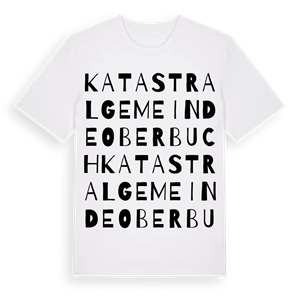 Katastralgemeinde Oberbuch ordlek t-shirt – ekologisk bomull t-shirt från Pinshirt