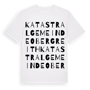 Katastralgemeinde Obergreith ordlek t-shirt – ekologisk bomull t-shirt från Pinshirt