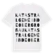 Katastralgemeinde Obergroßau ordlek t-shirt