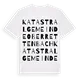 Katastralgemeinde Oberrettenbach ordlek t-shirt