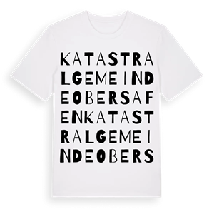 Katastralgemeinde Obersafen ordlek t-shirt – ekologisk bomull t-shirt från Pinshirt