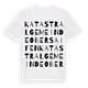 Katastralgemeinde Obersaifen ordlek t-shirt