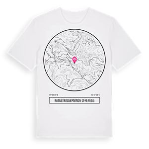 Katastralgemeinde Offenegg t-shirt – ekologisk bomull t-shirt från Pinshirt