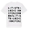 Katastralgemeinde Penzendorf ordlek t-shirt