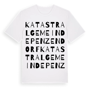 Katastralgemeinde Penzendorf ordlek t-shirt – ekologisk bomull t-shirt från Pinshirt